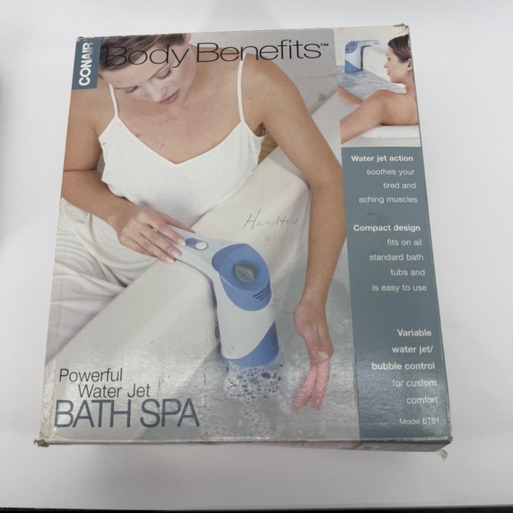 Vtg '04 Conair Body Benefits Powerful Water‎ Jet Bath Spa Model BTS1SE Sears